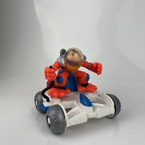 Fisher Price 1999 RESCUE HEROES - COMET SPACE MONKEY Lunar Satellite Vehicle
